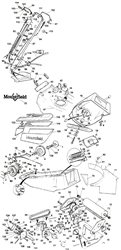 emperor mountfield-petrol-rotary-roller part diagram