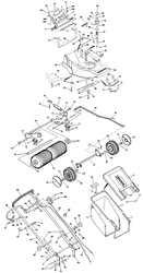empress mountfield-petrol-rotary-roller part diagram