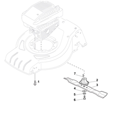 hp425 mountfield-petrol-rotary-mowers part diagram
