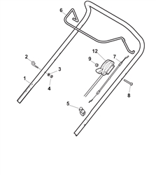 hp454 mountfield-petrol-rotary-mowers part diagram