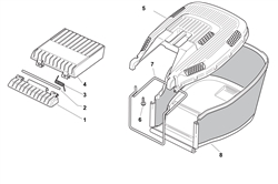 hp454-v35-150cc bq-machines part diagram