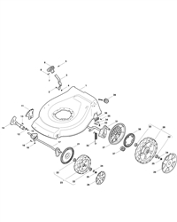 hws510pd-2010 mountfield-petrol-rotary-mowers part diagram
