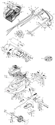 m3 mountfield-petrol-rotary-roller part diagram