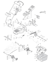 m40pd mountfield-petrol-rotary-mowers part diagram