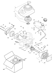 m411pd mountfield-petrol-rotary-mowers part diagram