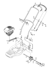 m4hp mountfield-petrol-rotary-mowers part diagram