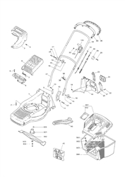 m4hp mountfield-petrol-rotary-mowers part diagram