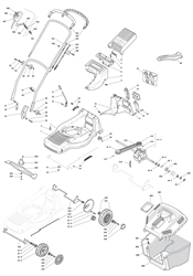 m5010pd mountfield-petrol-rotary-mowers part diagram