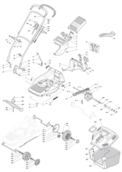 m5020pd mountfield-petrol-rotary-mowers part diagram