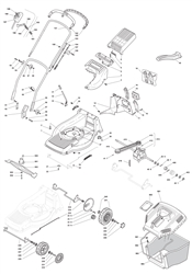 m5510pd mountfield-petrol-rotary-mowers part diagram