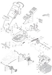 m5520pd mountfield-petrol-rotary-mowers part diagram