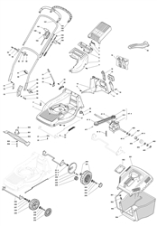 m5530pd mountfield-petrol-rotary-mowers part diagram