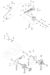 m61pd mountfield-petrol-rotary-mowers part diagram