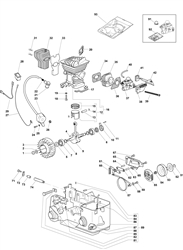 mc3814 petrol-chainsaws-1 part diagram