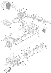 mc4018 petrol-chainsaws-1 part diagram