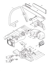 mc443 petrol-chainsaws-1 part diagram