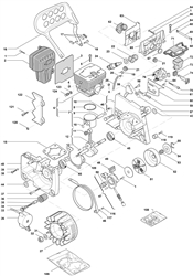 mc5020 petrol-chainsaws-1 part diagram