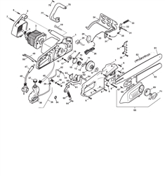 me1916q electric-chainsaws part diagram