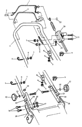 mirage mountfield-petrol-rotary-mowers part diagram