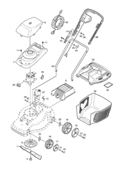 mountfield-33-electric-lawnmower electric-rotary-mowers-mountfield part diagram