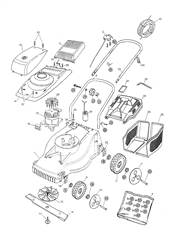 mountfield-41-electric-lawnmower electric-rotary-mowers-mountfield part diagram