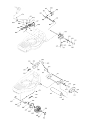 mountfield-480r-petrol-lawnmower mountfield-petrol-rotary-roller part diagram
