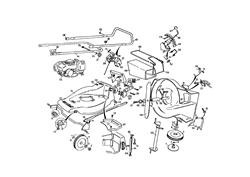 mp84005 mountfield-petrol-rotary-mowers part diagram