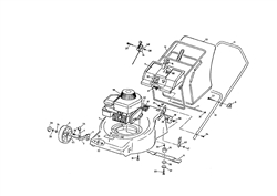 mp85002 mountfield-petrol-rotary-roller part diagram