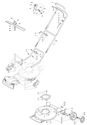mulching-5010-hp mountfield-petrol-rotary-mowers part diagram