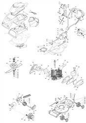 mulching-5010-pd-silent mountfield-petrol-rotary-mowers part diagram