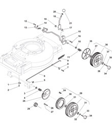 multichip5035pd4s mountfield-petrol-rotary-mowers part diagram