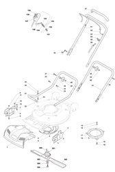 multiclip501-hp mountfield-petrol-rotary-mowers part diagram