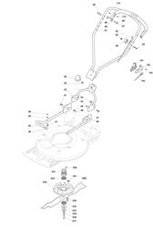 multiclip504-pdq-4s mountfield-petrol-rotary-mowers part diagram