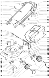 optima-omega mountfield-petrol-rotary-mowers part diagram