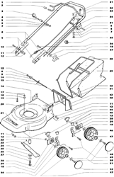 optima-omega mountfield-petrol-rotary-mowers part diagram