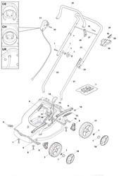 princess-34 electric-rotary-mowers-mountfield part diagram