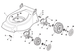 s420pd mountfield-petrol-rotary-mowers part diagram