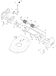 s46r-hp mountfield-petrol-rotary-roller part diagram