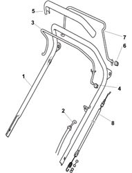 sp184 mountfield-petrol-rotary-mowers part diagram