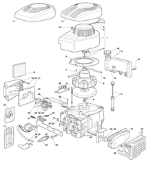 sp414-v35-150cc bq-machines part diagram