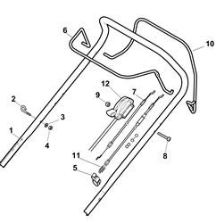 sp460sd mountfield-petrol-rotary-mowers part diagram
