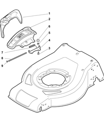 sp460sd mountfield-petrol-rotary-mowers part diagram