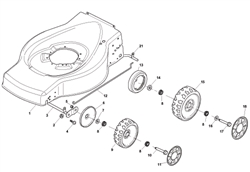 sp474 mountfield-petrol-rotary-mowers part diagram