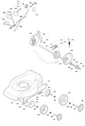 sp484r mountfield-petrol-rotary-mowers part diagram