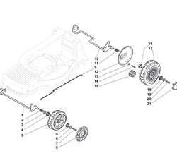 sp505 mountfield-petrol-rotary-mowers part diagram