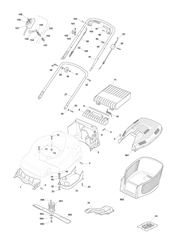 collector-46s stiga-petrol-lawnmowers part diagram