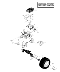 t-series-4wd-kawasaki four-4wd-wheel-drive part diagram