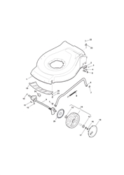 liner-16sh-petrol-roller atco-petrol-roller-lawnmowers part diagram