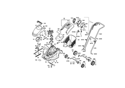 bosch-rotak-34-rotary bosch-electric-rotary-mowers part diagram
