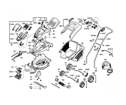 bosch-rotak-43li bosch-electric-rotary-mowers part diagram